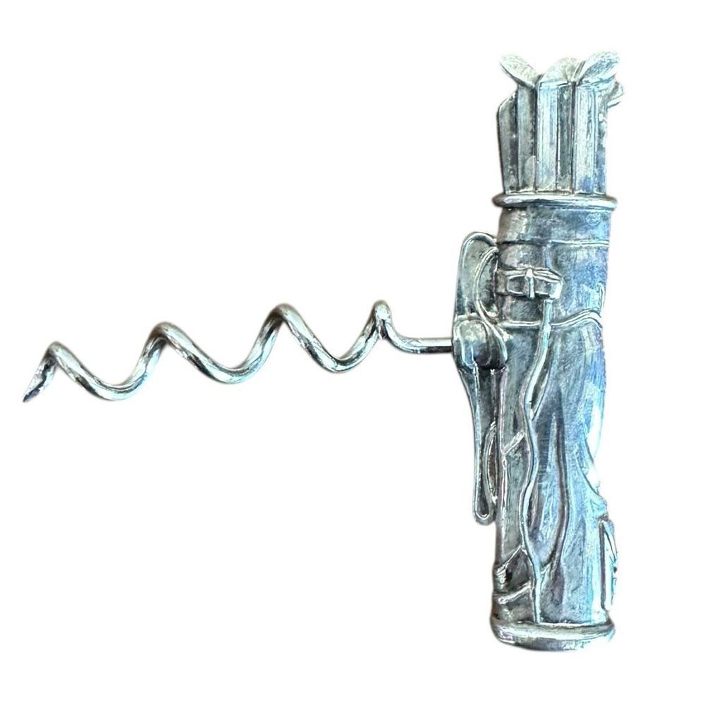 International Silver Co. Golf Bag Cork Screw